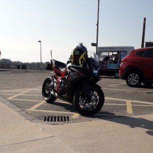 Parked up.